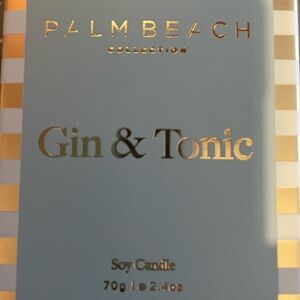 Gin & Tonic Soy Candle - Blue